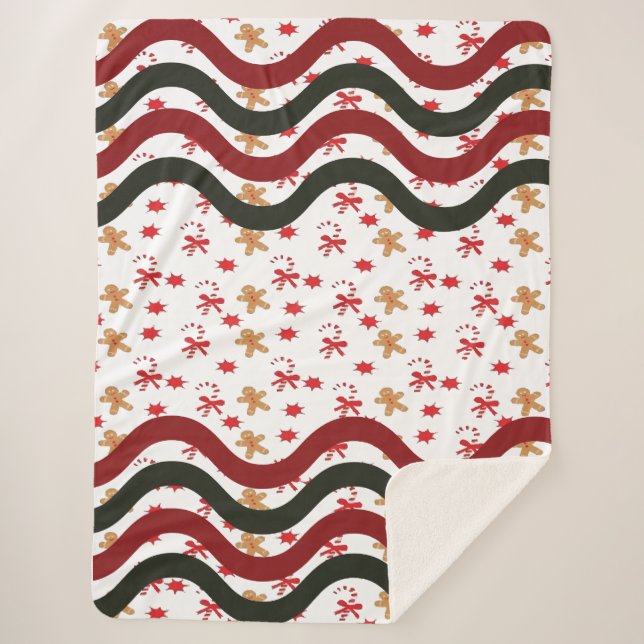 Weihnachtswaves Sherpadecke (Vorderseite)