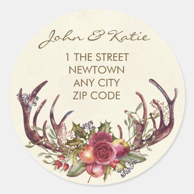 Weihnachtswechsel in der Weihnachtsfeier Runder Aufkleber (Vorderseite)