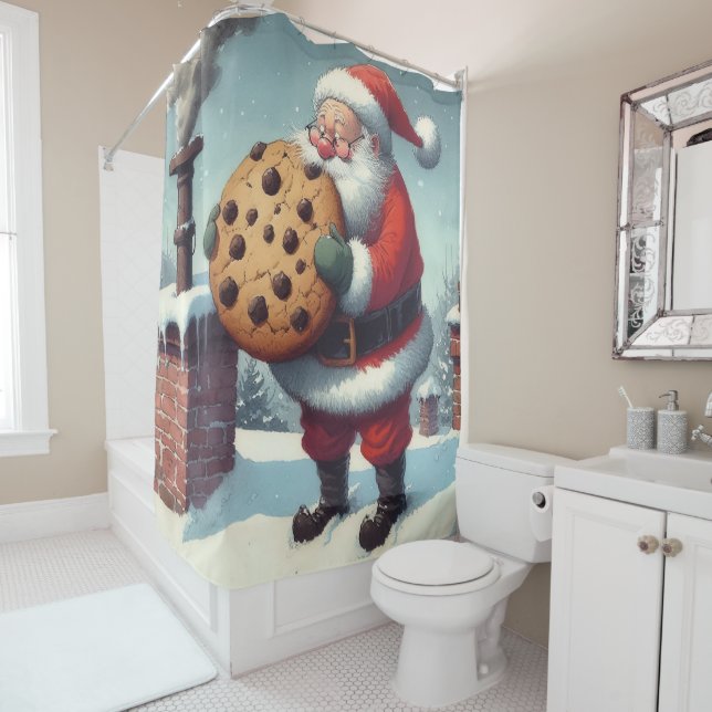 Weihnachtsweih - Weihnachtsduschvorhang Duschvorhang (Beispiel)