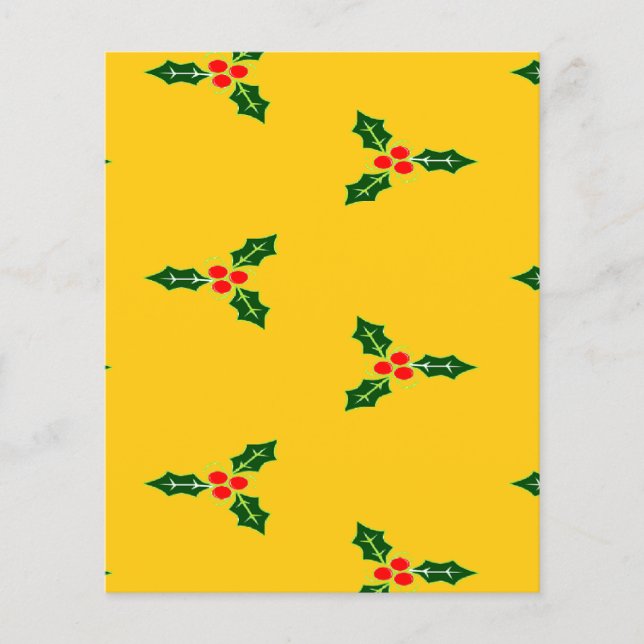 Weihnachtsweihe auf Orange (Vorderseite)