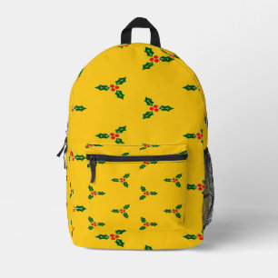 Weihnachtsweihe auf Orange Bedruckter Rucksack