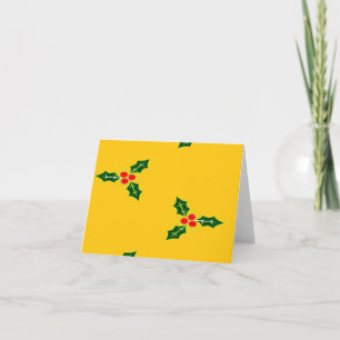 Weihnachtsweihe auf Orange Karte