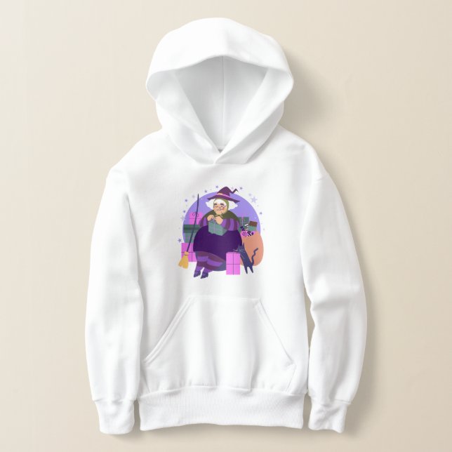 Weihnachtsweihe der schwarzen Katze Hoodie (Ablage )