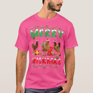Weihnachtsweihe im Hühnchen Lights Merry Xmas Hühn T-Shirt