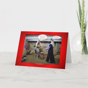 Weihnachtsweihnachten MARY UND JOSEPH in der Feiertagskarte