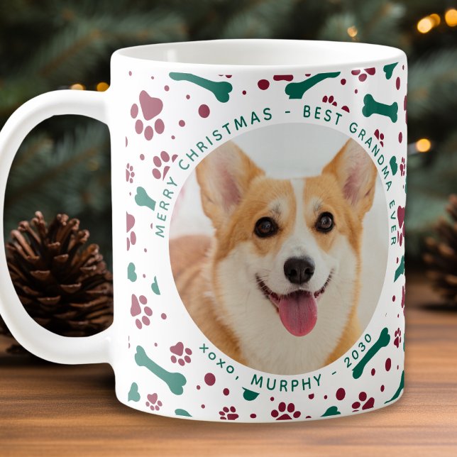 Weihnachtsweihnachtsbaum für Fotos Druckereien Dog Kaffeetasse (Von Creator hochgeladen)