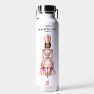 Weihnachtsweihnachtscreme Pink & Gold Trinkflasche