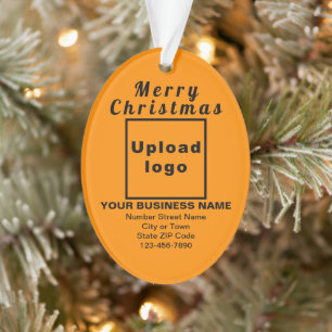 Weihnachtsweihnachtsfarbe Oval Acryl Ornament