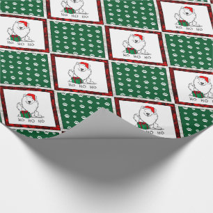 WeihnachtsWeihnachtsfeiertag Eskimo HO HO HO Niedl Geschenkpapier