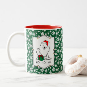 WeihnachtsWeihnachtsfeiertag Eskimo HO HO HO Niedl Zweifarbige Tasse