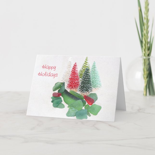 WeihnachtsWeihnachtsfeiertage Karte (Vorderseite)