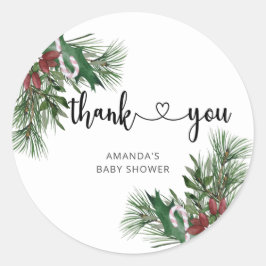 WeihnachtsWeihnachtsfest Runder Aufkleber