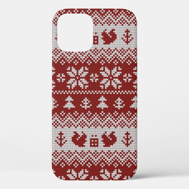 Weihnachtsweihnachtsgeschmack Vintag, nahtlos deko Case-Mate iPhone Hülle (Rückseite)