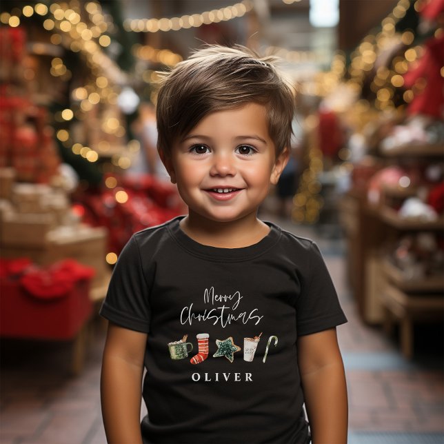 Weihnachtsweihnachtsgetränke Süßkarpfen Baby T-shirt (Von Creator hochgeladen)