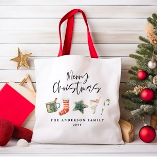 Weihnachtsweihnachtsgetränke Süßkartoffeln Tasche