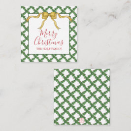 Weihnachtsweihnachtsgottesdienst Mitteilungskarte