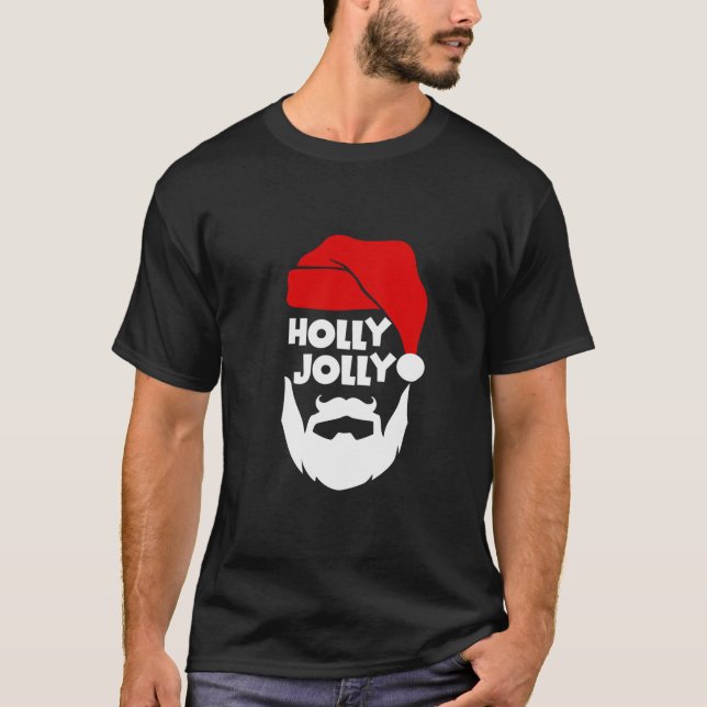 WeihnachtsWeihnachtsklaus Holly Jolly Swea T-Shirt (Vorderseite)