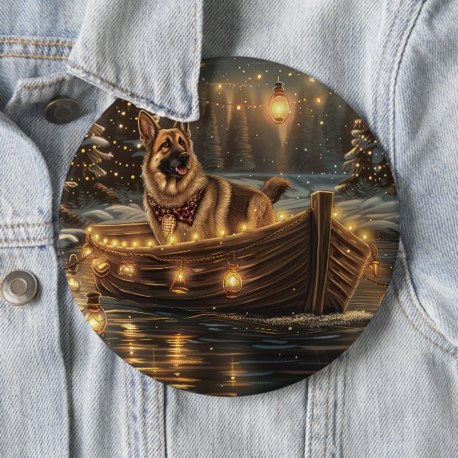 Weihnachtsweihnachtsreise Button (Beispiel)