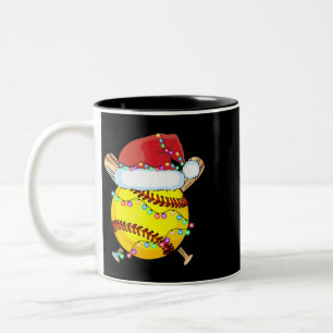 Weihnachtsweihnachtsweihe - Weihnachtsmannmütze Re Zweifarbige Tasse