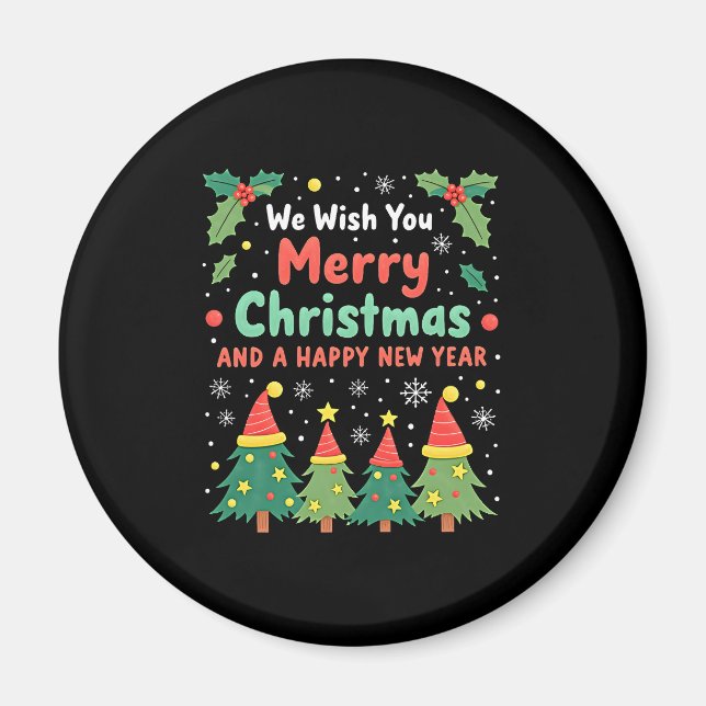 WeihnachtsWeihnachtsWeihnachtsWeihnachtsWeihnachts Magnet (Vorne)
