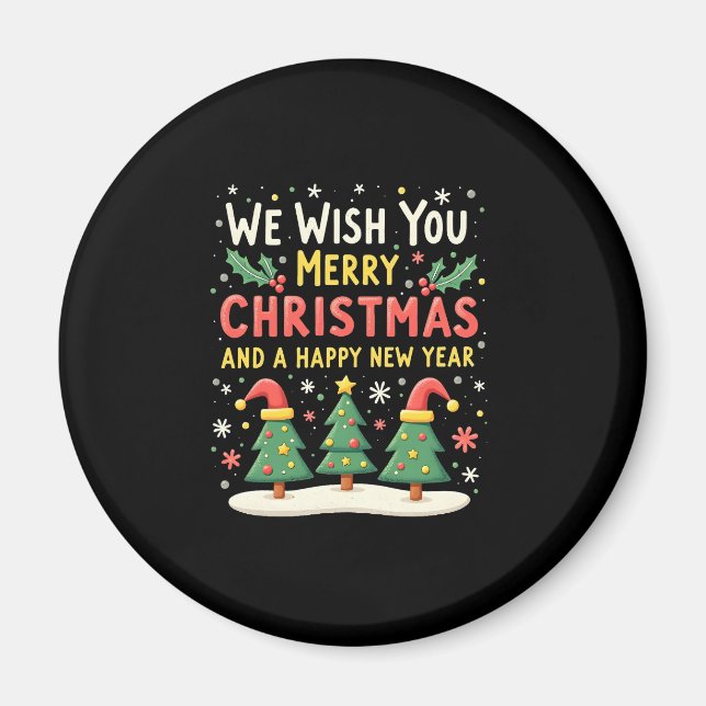 WeihnachtsWeihnachtsWeihnachtsWeihnachtsWeihnachts Magnet (Vorne)