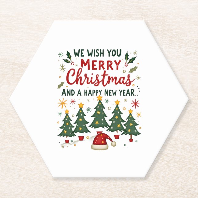 WeihnachtsWeihnachtsWeihnachtsWeihnachtsWeihnachts Untersetzer (Vorderseite)