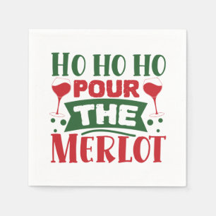 Weihnachtswein Feiertag Serviette