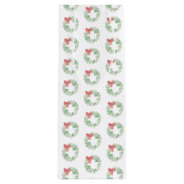 Weihnachtswein Geschenktasche Rot und Grün Kranz Geschenktüte Für Weinflaschen