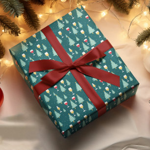 Weihnachtswein Lover Geschenkpapier