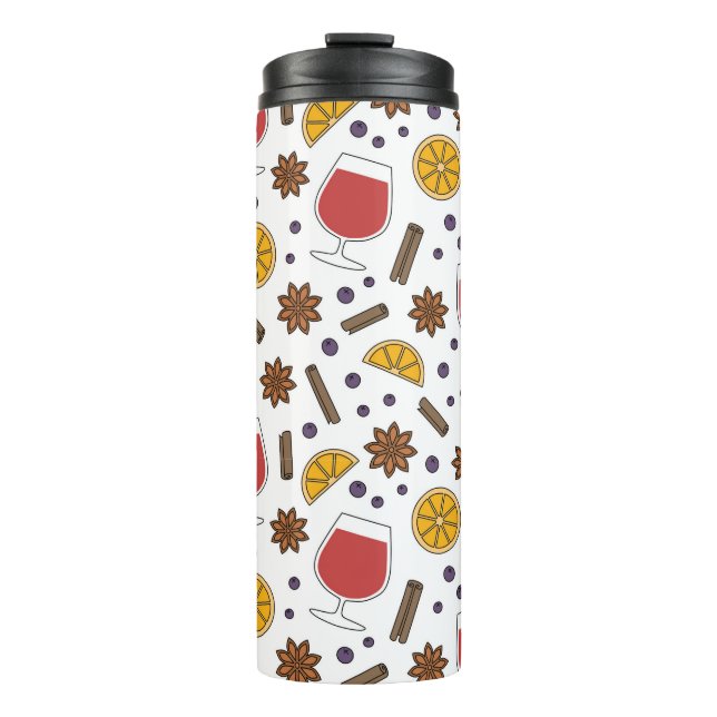 Weihnachtswein Thermosbecher (Vorderseite)