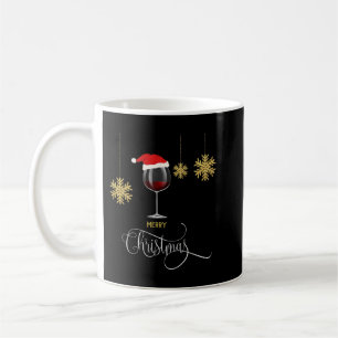 Weihnachtswein Weihnachtsmannmütze Weihnachten Wei Kaffeetasse
