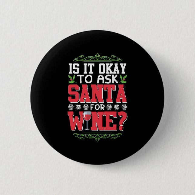 Weihnachtsweinangebot Button (Vorderseite)