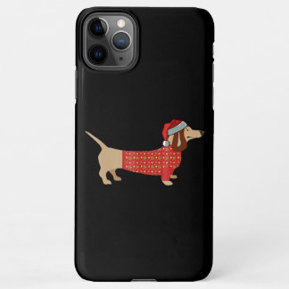 Weihnachtsweiner-Dackel Dackel in Hund iPhone 11Pro Max Hülle