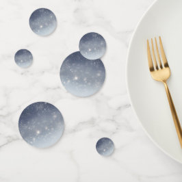 Weihnachtsweiße Schneeflocken Konfetti