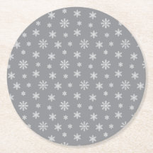 Weihnachtsweiße Schneeflocken, moderne Muster grau