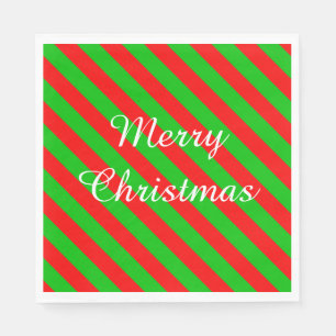 Weihnachtsweiße Standardserviette/-GRÜN und -ROT Serviette