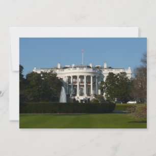 Weihnachtsweißes Haus für Feiertage Washington DC