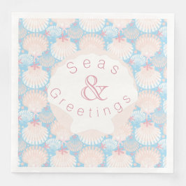 Weihnachtsweißplatten Serviette