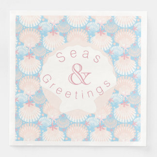 Weihnachtsweißplatten Serviette