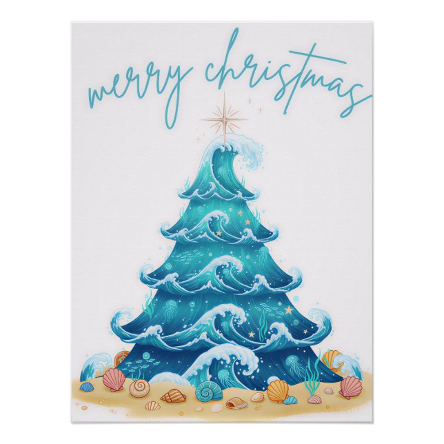 Weihnachtswellen Poster (Vorderseite)