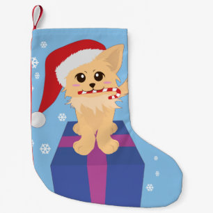 Weihnachtswelpen Kleiner Weihnachtsstrumpf