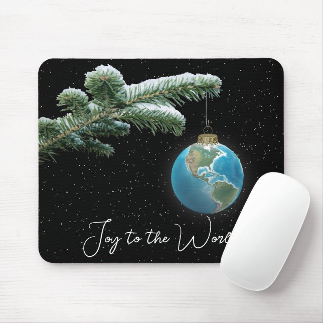 Weihnachtswelt-Globus-Anhänger Mousepad (Mit Mouse)