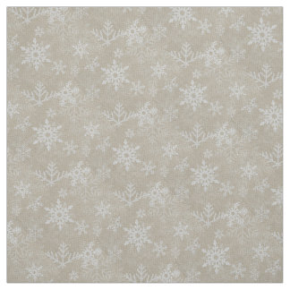 Weihnachtswenig Schneeflocke-Collage Stoff