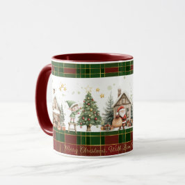 Weihnachtswerkstatt Elves Red Green Weihnachtsmann Tasse