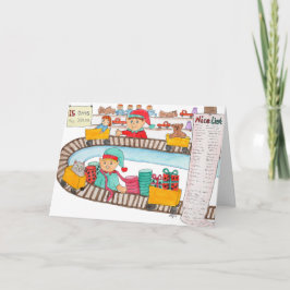 Weihnachtswerkstatt Feiertagskarte