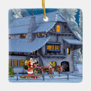 Weihnachtswerkstatt Keramikornament