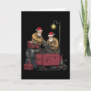 Weihnachtswerkstatt Motor Rep Karte