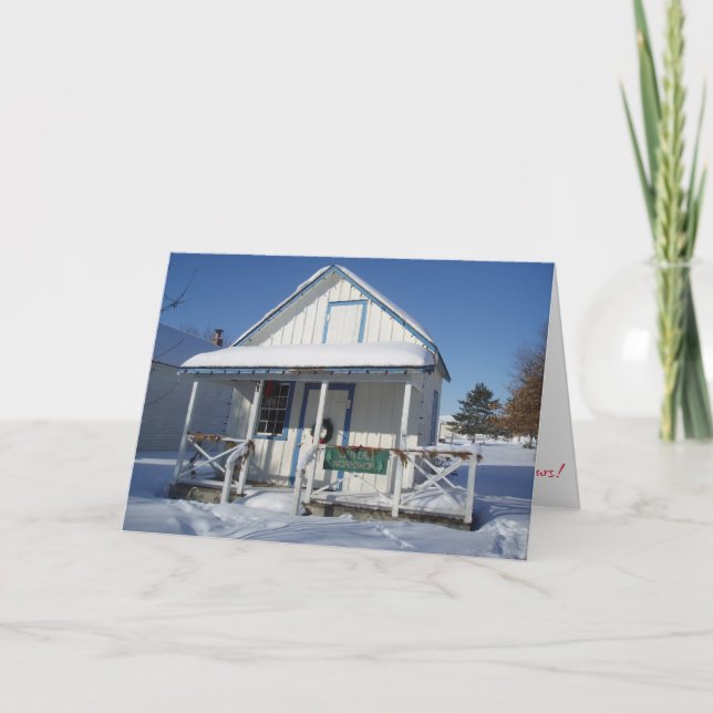 Weihnachtswerkstatt Weihnachtskarte Karte (Vorderseite)