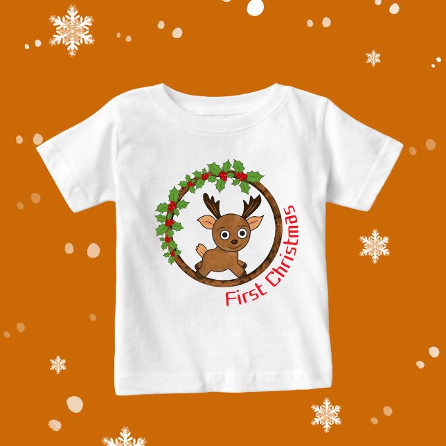 Weihnachtswild Baby T-shirt (Von Creator hochgeladen)