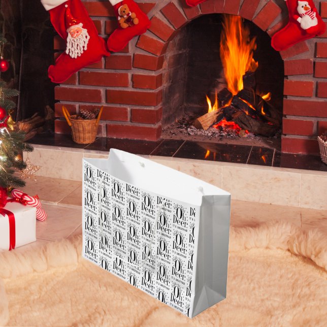 Weihnachtswildkleid lustige Illustration große Ges Große Geschenktüte (Von Creator hochgeladen)